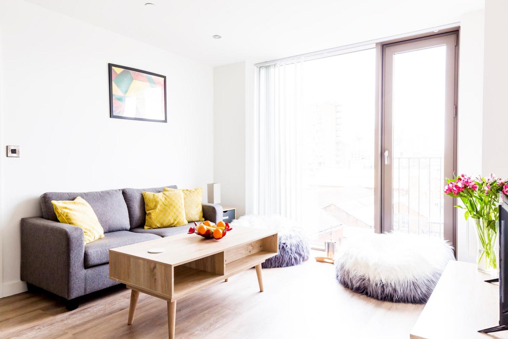 Modern City Flat With Gym & Spa Apartment Manchester Exterior photo