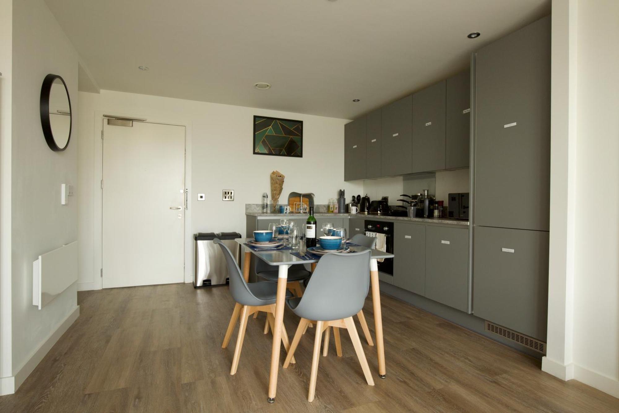 Modern City Flat With Gym & Spa Apartment Manchester Exterior photo